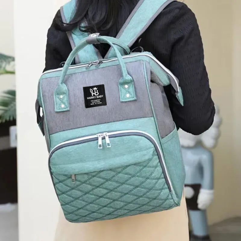 Backpack Organized Daypack Travel Baby Bag with Stroller Strap and Side Bottle Pockets