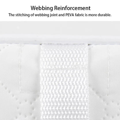 Baby Changing Pad with Wipeable & Waterproof PU Cover, Contoured Diaper Changing Pad for Dresser with Non-Slip Safety Belt, Portable and Lightweight, Large Cushioned Foam