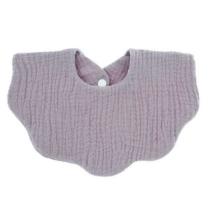 1pcs Cotton Soft Baby Bibs Solid Color Infant Bib Newborn Burp Cloths Bandana Scarf for Kids Boy Girls Feeding Saliva Towel