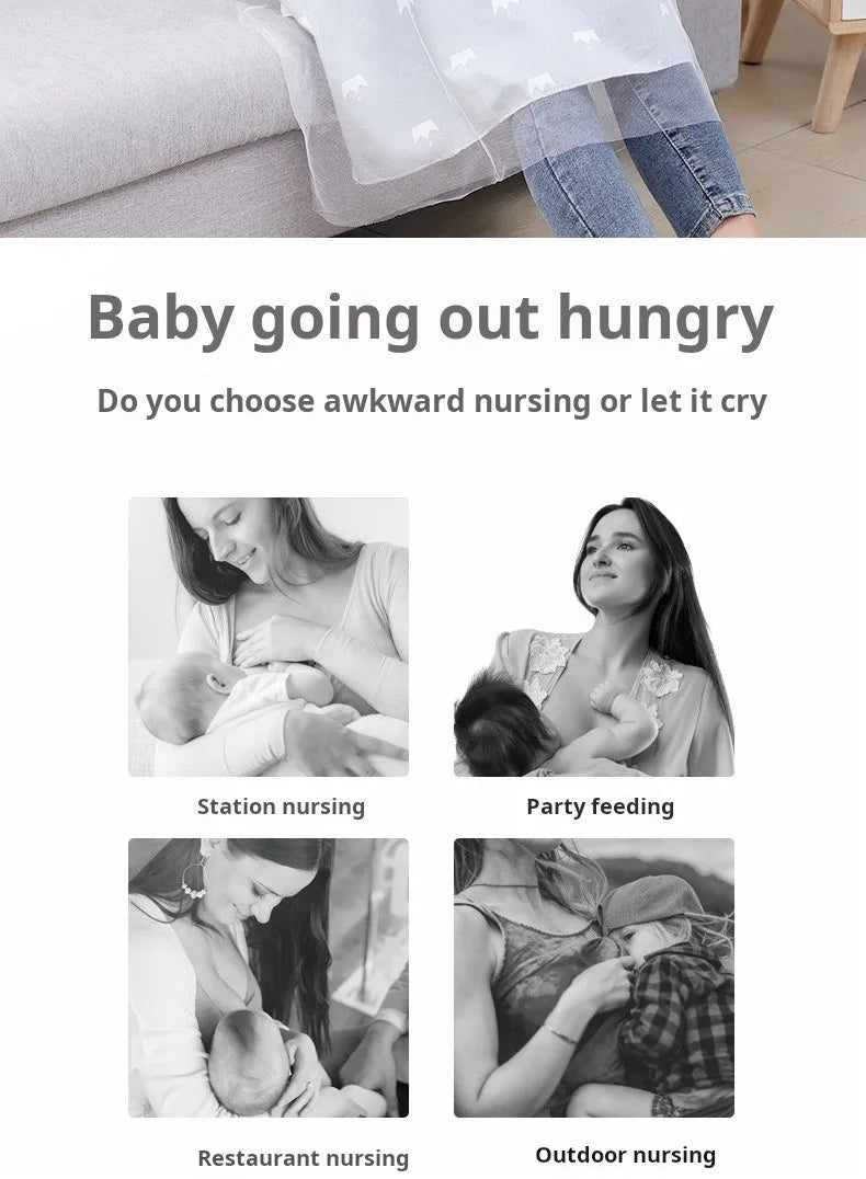 New Mother Nursing Cover Privacy Apron Cloth Cotton Muslin Blanket For Newborn Baby Outdoor Adjustable Breastfeeding Covers Cape