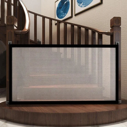 Pet Isolated Network Pet Dog Barrier Fences Stairs Gate New Folding Breathable Mesh Playpen For Dog Safety Fence Baby Gate Fence