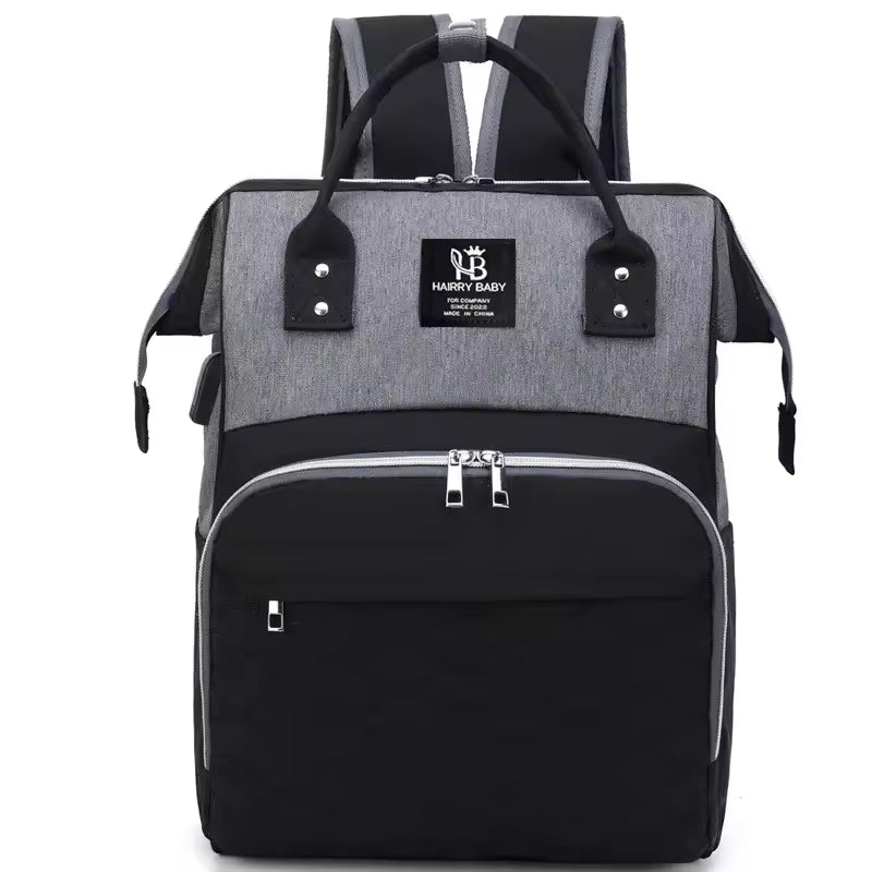 Backpack Organized Daypack Travel Baby Bag with Stroller Strap and Side Bottle Pockets