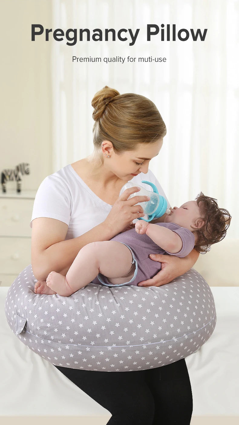 AnGku 70.9*51.2*13.8 Inches Pregnancy Pillow Removable Pillow for Pregnant Women 2PCS Nursing Pillow Breastfeeding Cushion