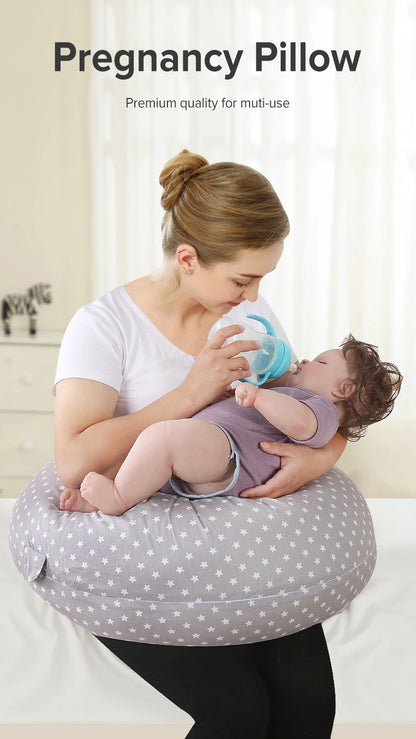 AnGku 70.9*51.2*13.8 Inches Pregnancy Pillow Removable Pillow for Pregnant Women 2PCS Nursing Pillow Breastfeeding Cushion