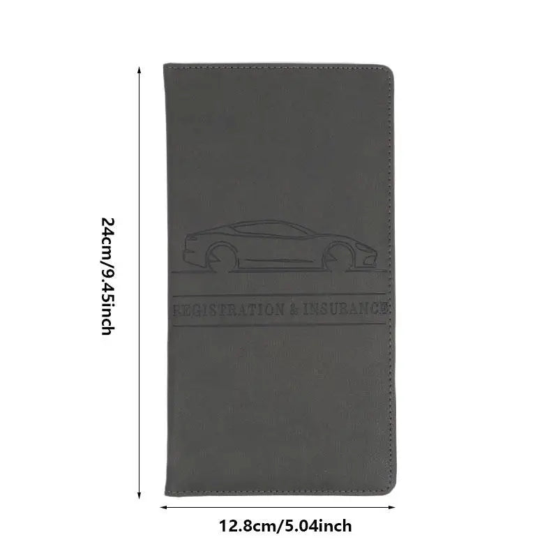 Car Document Holder Car Registration And Insurance Holder Auto Truck Compartment Accessories For Essential Information Driver