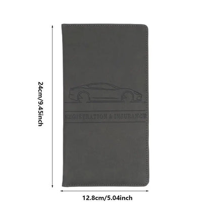 Car Document Holder Car Registration And Insurance Holder Auto Truck Compartment Accessories For Essential Information Driver