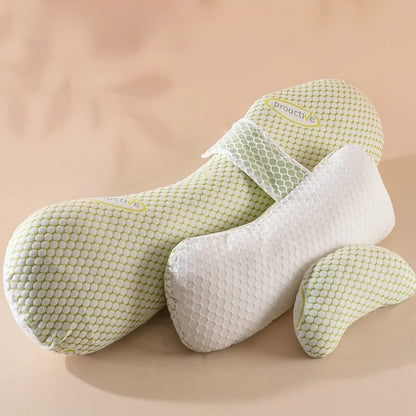 U-Shaped Pregnancy Pillow for Side Sleeping Maternity Body Pillow with Back & Belly Support Cooling Summer Sleep Comfort