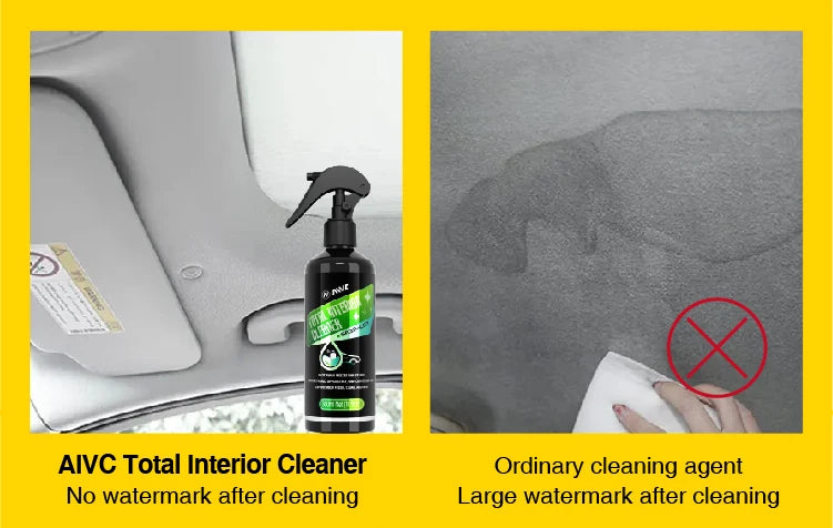 Car Total Interior Cleaner Agent Ceiling Cleaner Leather Flannel Woven Fabric Water free Multipurpose  Auto Dash Cleaning Tool