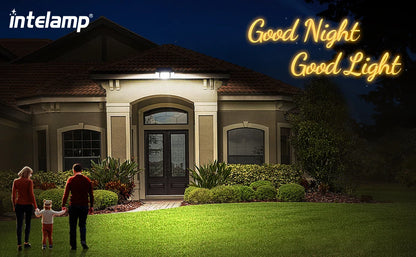 LED Security Lights Motion Sensor Outdoor Lights, 3 Head Dusk to Dawn, Daylight Flood Lights Outdoor Motion Sensor, IP65 Waterproof, Motion Light for Outside, Garage, Yard, Porch