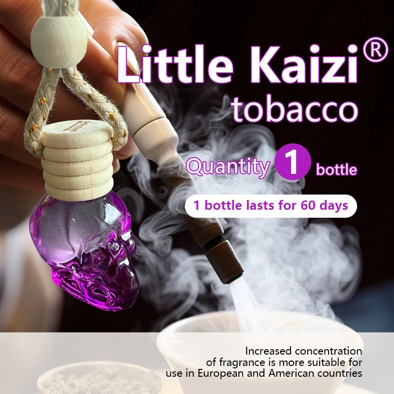 Little Kaizi *Skull Shape *Scented Car Air Freshener - Long-Lasting Car Diffuser - Lasts 60+ Days-A scent that men and tough guy