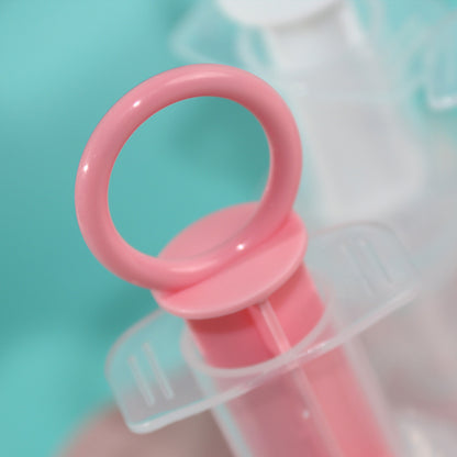 Baby Pacifier Feeder, Baby Liquid Medicine Dispenser, Anti-choking Silicone Needle Feeder Water Feeder, With Measuring 20ml Cup