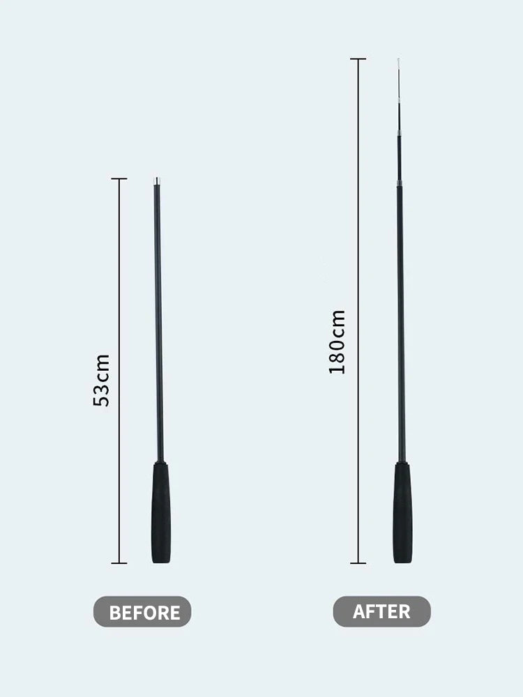 Cat Play Long Extendable Pole Cat Toy with Artificial Feathers Pet Supplies for Cats Pet Toy