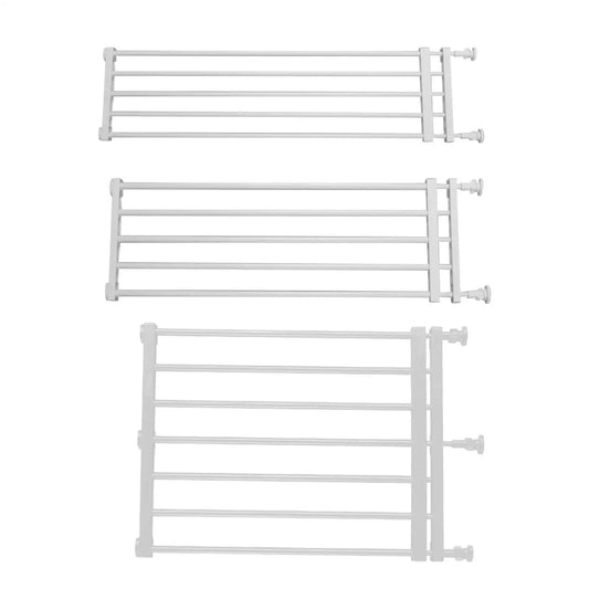 Portable Retractable Pet Dog Gate Protection Adjustable Fence Baby Barrier Stair Gate for Patio Lawn Garden Stairways Doorway