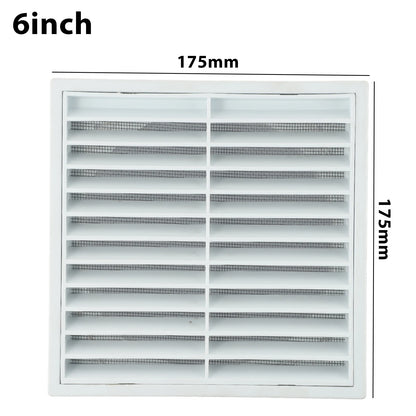 Efficient Ventilation Grille Durable PP Material Air Exhaust Outlet Fresh for Wall Ceiling Openings Vermin and Rodent Protection
