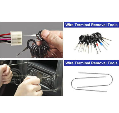 Car Interior Trim Removal Tool Kit, Auto Plastic Clips Puller Set for DIY Panel Disassembly