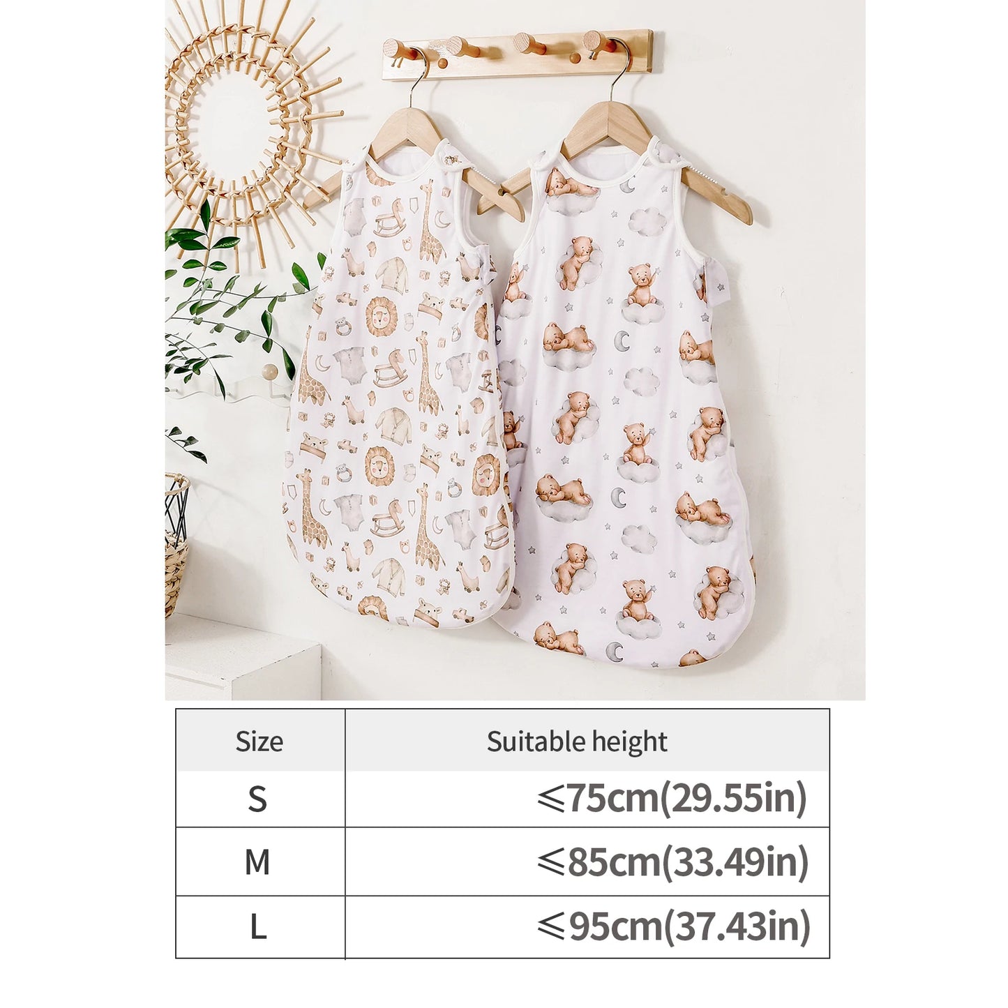 Baby Sleep Sack | 100% Polyester Warm Vest Sleep Sack For Winter Wearable Soft Newborn Baby Sleeping Bag