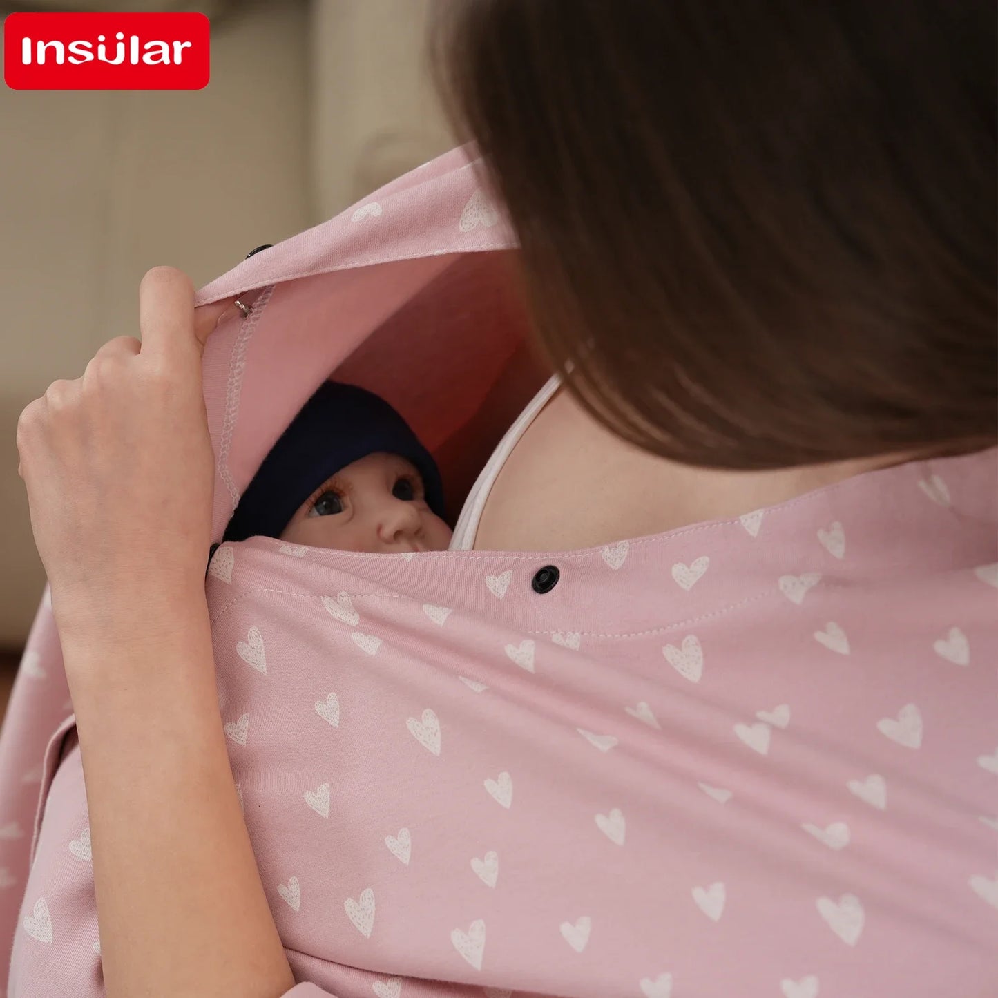 Breathable Baby Feeding Nursing Covers Mum Breastfeeding Nursing Poncho Cover Up Adjustable Privacy Apron Outdoors Nursing Cloth
