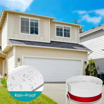 Garage Door Seal Top and Sides - 300cm Garage Door Weather Stripping Side Seal, Heavy Duty Weatherproof TPE, Insulates, Prevents Drafts, Easy Installation for Homeowners and DIYers
