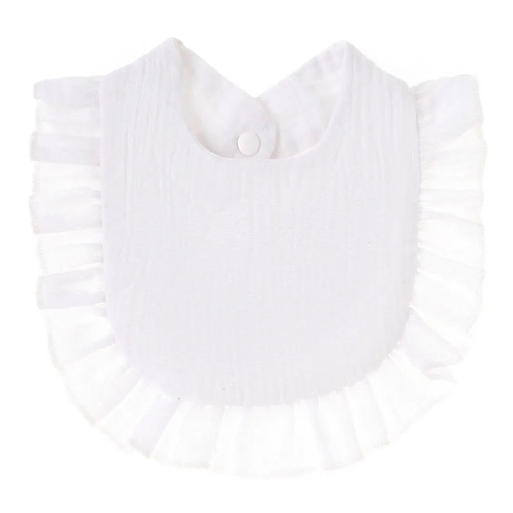1pcs Cotton Soft Baby Bibs Solid Color Infant Bib Newborn Burp Cloths Bandana Scarf for Kids Boy Girls Feeding Saliva Towel