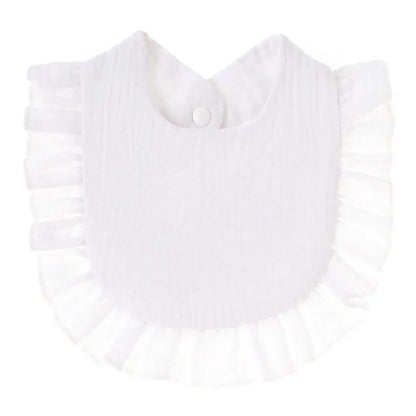 1pcs Cotton Soft Baby Bibs Solid Color Infant Bib Newborn Burp Cloths Bandana Scarf for Kids Boy Girls Feeding Saliva Towel