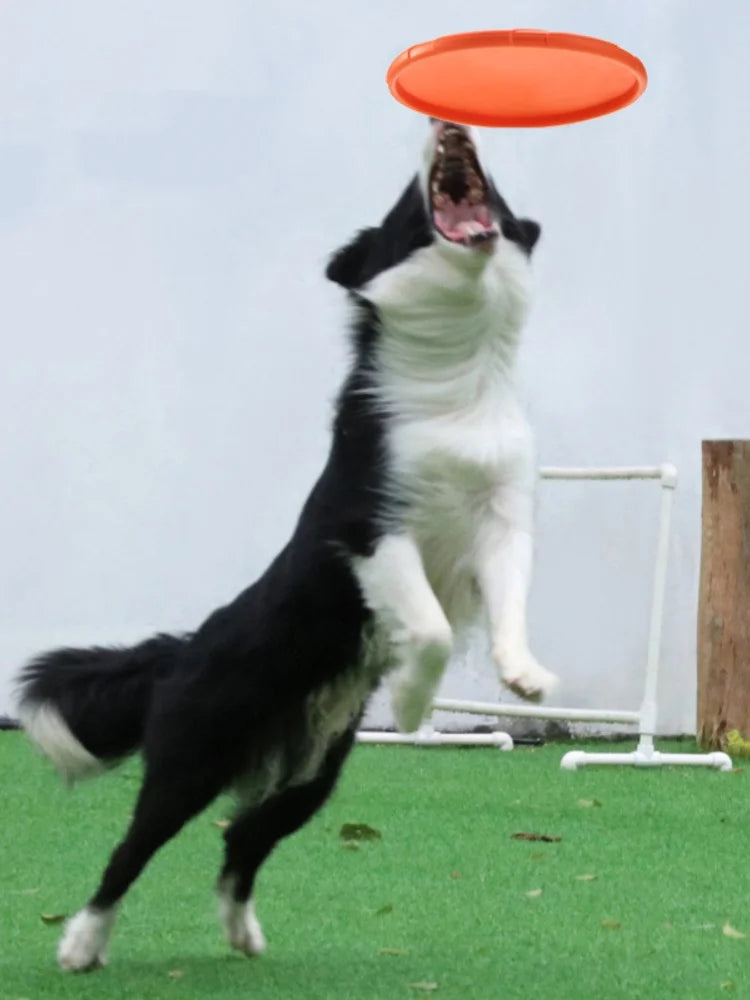 Interactive Silicone Flying Saucer Toy for Dogs And Cats Chew Resistant Flying Disc Pet Game Perfect for Puppy Training Fun