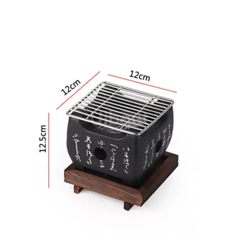 Portable Japanese Bbq Grill Korean Carbon Barbecue Grills Aluminium Alloy Indoor Outdoor Bbq Stove Barbecue Tools charcoal grill