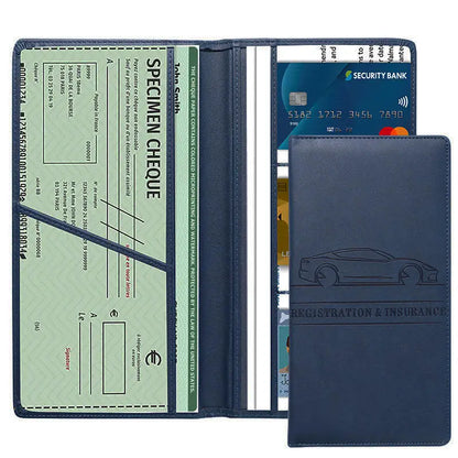 Car Document Holder Car Registration And Insurance Holder Auto Truck Compartment Accessories For Essential Information Driver
