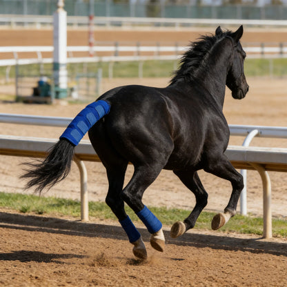 Horse Tail Wrap Protective Polyester Ponytail Storage Bag Anti Mosquito Bite for Turnout Outing Stable Racing Competition