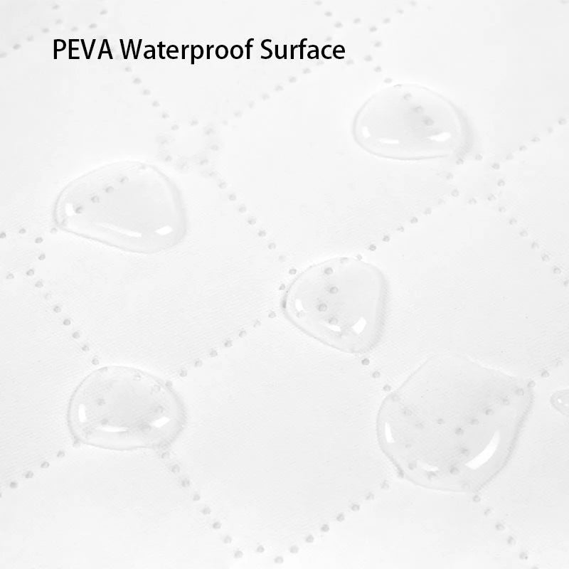 Baby Changing Pad with Wipeable & Waterproof PU Cover, Contoured Diaper Changing Pad for Dresser with Non-Slip Safety Belt, Portable and Lightweight, Large Cushioned Foam