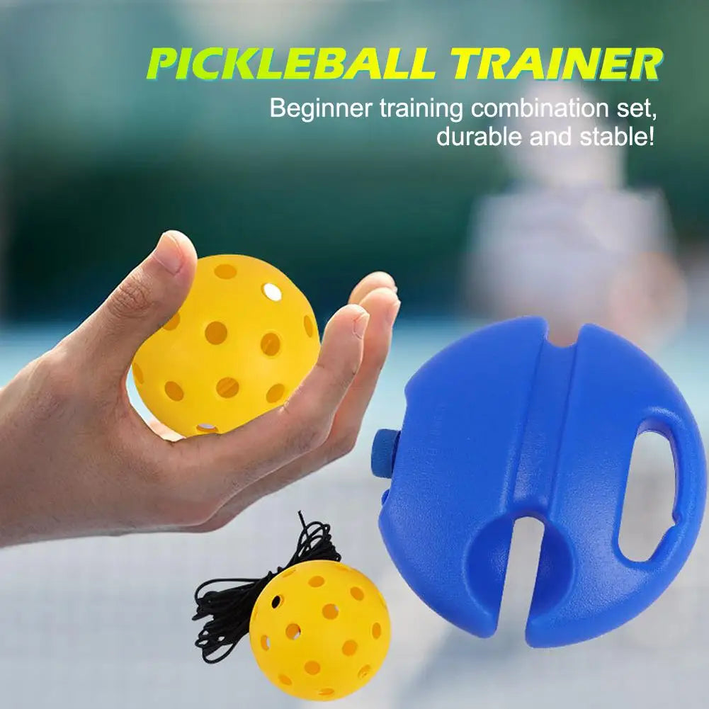 Portable Solo Tennis Trainer Rebound Tennis Ball with String Rope Self Tennis Practice Training Tool for Adults Kids Beginners