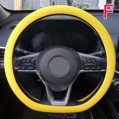 Anti-skid Silicone Auto Steering Wheel Cover With Elastic Stretch To Enhance Internal Design And Comfortable Grip Access