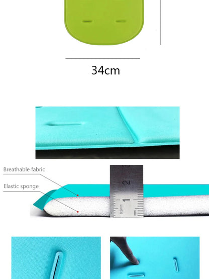Fation Comfortable Baby Stroller Pad Four Seasons General Soft Seat Cushion Child Cart Seat Mat Kids Pushchair Cushion For 0-24M