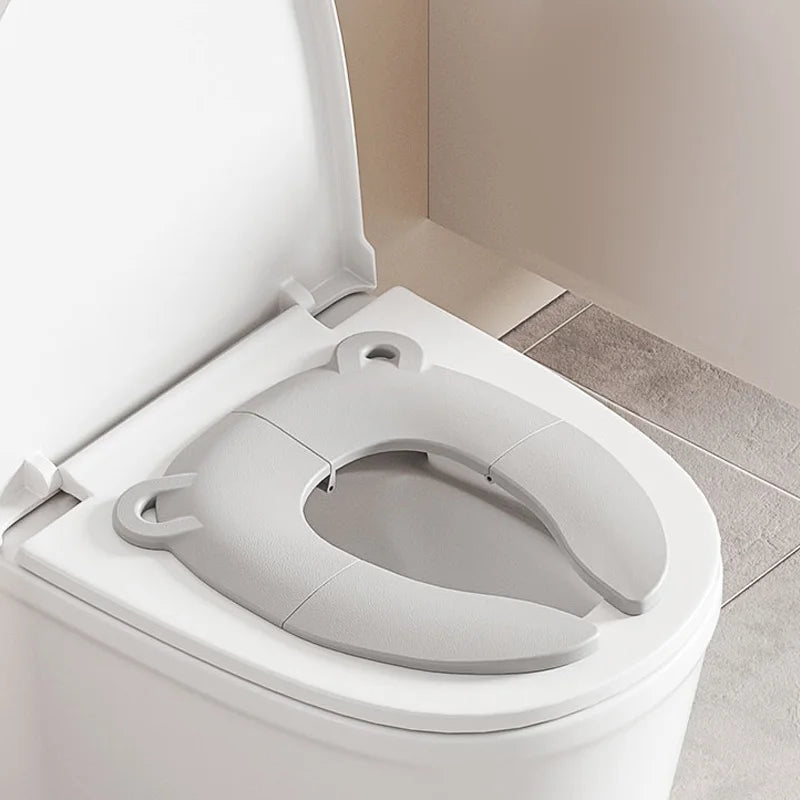 Folding Baby Potty Training Seat Mat + Storage Bag Portable Travel Toilet Seat Cushion for Kids Children's Potty Mat