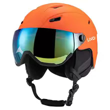 Snowboard Helmet with Ski Goggles, Ski Helmet and 2-in-1 Visor Detachable Goggles Set, Protective EPS Foam