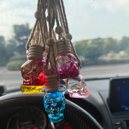 Little Kaizi *Skull Shape *Scented Car Air Freshener - Long-Lasting Car Diffuser - Lasts 60+ Days-A scent that men and tough guy