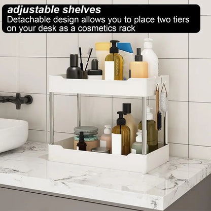 Utility Slim Storage Cart, 4 Tier Small Rolling Kitchen Laundry Room Cart, Bathroom Storage Cabinet Mobile Shelf Unit Organizer Trolley for Narrow Space