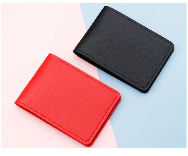 Ultra Thin Auto Driver License Bag Artificial PU on Cover for Car Driving Documents ID Card Holder Purse Wallet Case card holder