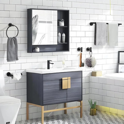 10pcs Bathroom Hardware Set, Including 16" Hand Towel Bars, Toilet Paper Holders, Towel Rings, Robe Towel Hooks