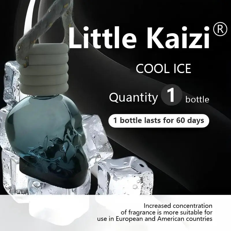 Little Kaizi *Skull Shape *Scented Car Air Freshener - Long-Lasting Car Diffuser - Lasts 60+ Days-A scent that men and tough guy