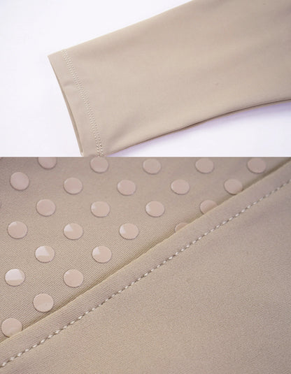 Professional equestrian pants full silicone quick-dry elastic tight equestrian sports pants anti-slip riding pants thick wear-re