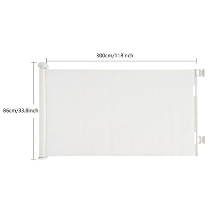 Adjustable Temperature Pet Gate Retractable Baby Gate Pet Gate for Stairs, Corridors, Bedrooms