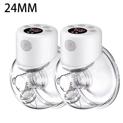 Breast Pump Kit Single Electric Breast Pumps, Hands-free Poratable Mom Milk Puller Pump, Slient Breastfeeding Pump for Baby