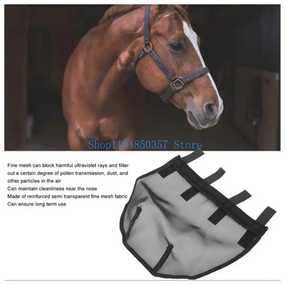 5asd Light weight Horse Nose Cover Meshes Net Resistant Breathable Nose Safety Mask