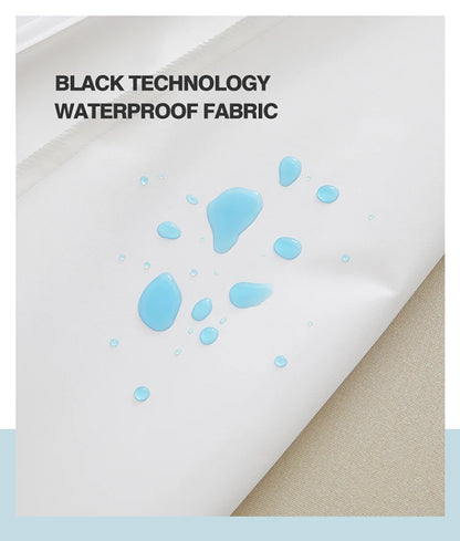 Waterproof Mattress Protector with Zipper Soft & Breathable & Noiseless Antibacterial, Anti-mite Mattress Cover , Queen/King