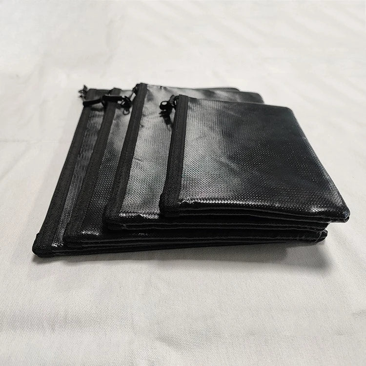 XL/L/M/S Fireproof Waterproof Document Bag Fire Safe Storage Pouch with Zipper Cash File Envelope Holder for H