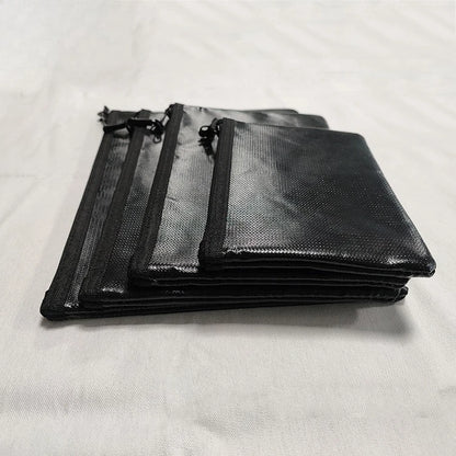 XL/L/M/S Fireproof Waterproof Document Bag Fire Safe Storage Pouch with Zipper Cash File Envelope Holder for H