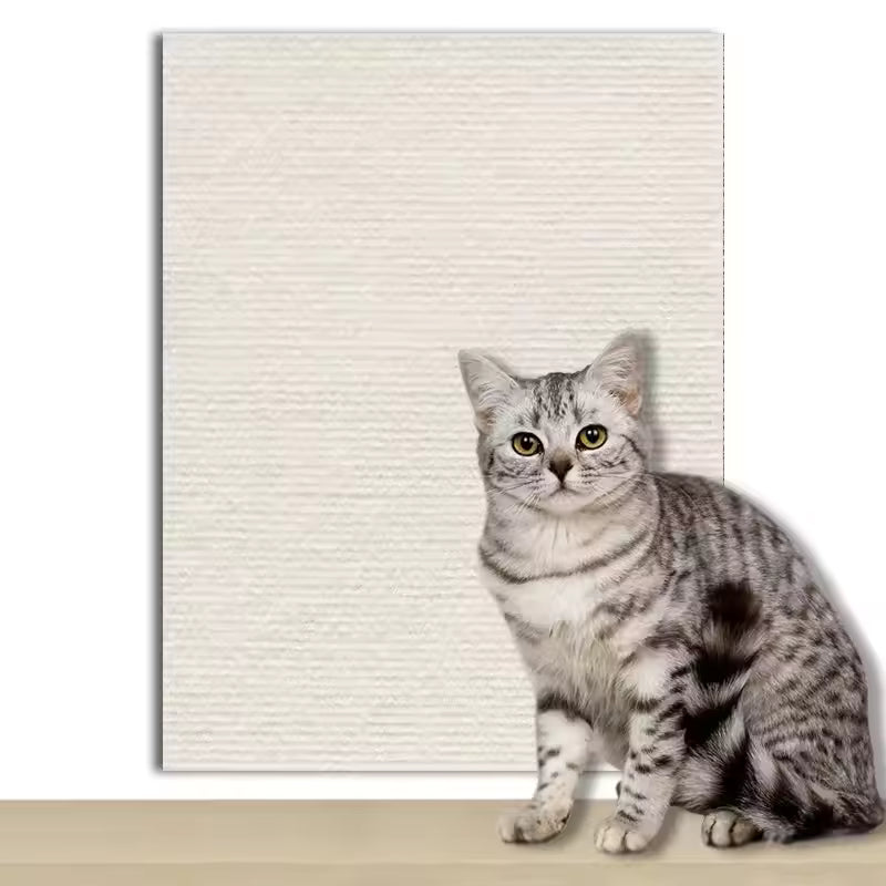 Cat Scratch Mat,Trimmable Self-Adhesive Carpet,DIY Climb Cat Scratcher for Cat Couch Furniture or Wall Protector,Covering Cat Tower,and Replacement Pads