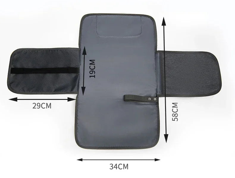 Portable Diaper Changing Pad Portable Baby Changing Pad with Pockets Waterproof Travel Diaper Changing Station Kit Baby Gift Hot