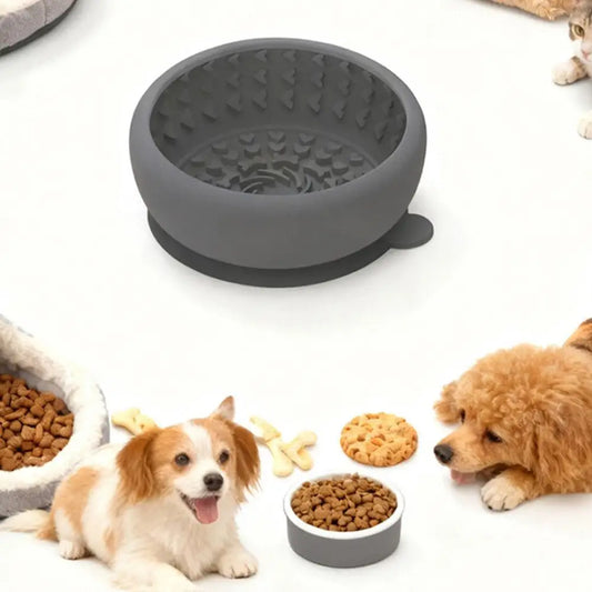 Dog Lick Bowl, Bestalk Anxiety Relief Lick Mat for Dogs, Non-Slip Freeze Licking Bowl Enrichment Puzzle Feeder for Distraction, BPA Free Silicone, Dishwasher Safe