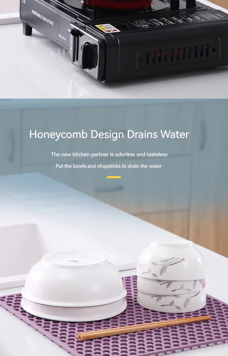 Silicone Sink Protector, Heat Resistant Non-slip Dishwasher Suitable, Large Mat for Bottom of Farmhouse Kitchen Stainless Steel Sink